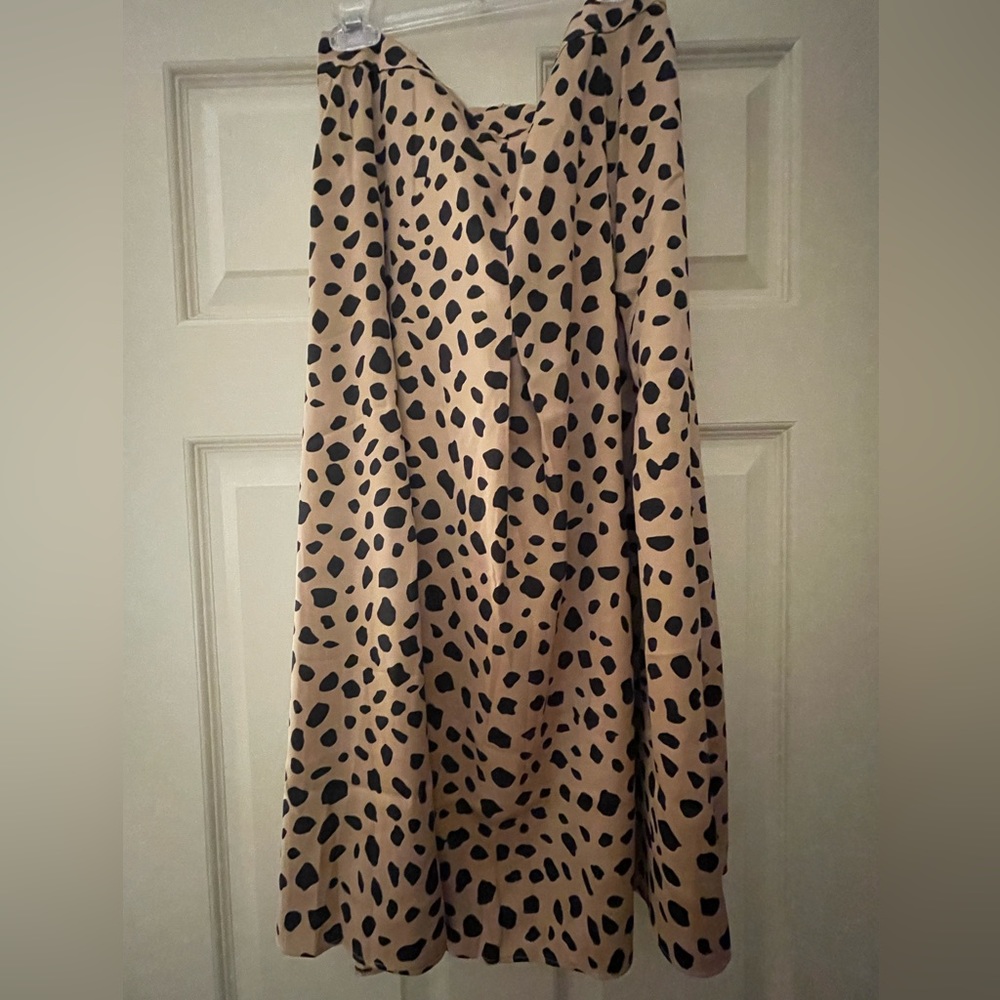 LOFT Midi Skirt - Leopard Print